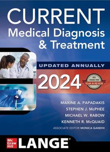 Бумажная книга «CURRENT Medical Diagnosis and Treatment 2024», автор Моника Ганди - фото №1