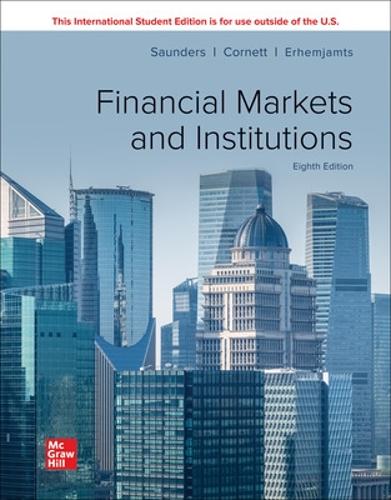Паперова книга «Financial Markets and Institutions ISE», автор Ентоні Сондерс - фото №1