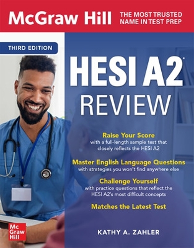 Паперова книга «McGraw Hill HESI A2 Review, Third Edition», автор Кеті Залер - фото №1