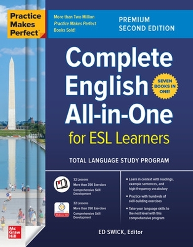 Бумажная книга «Practice Makes Perfect: Complete English All-in-One for ESL Learners, Premium Second Edition», автор Эд Свик - фото №1