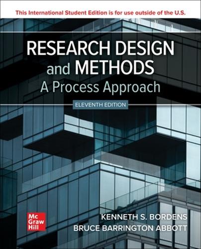 Паперова книга «Research Design and Methods: A Process Approach ISE», авторів Брюс Барінгтон Ебботт, Кеннет Борденс - фото №1