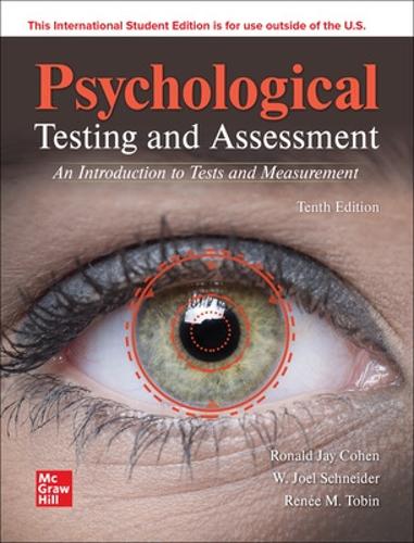 Бумажная книга «Psychological Testing and Assessment ISE», авторов Рене Тобин, Рональд Джей Коэн, У. Джоэл Шнайдер - фото №1