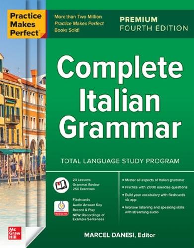 Паперова книга «Practice Makes Perfect: Complete Italian Grammar, Premium Fourth Edition», автор Марсель Данезі - фото №1