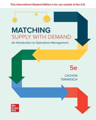 Бумажная книга «Matching Supply with Demand: An Introduction to Operations Management ISE», авторов Кристиан Тервиш, Жерар Кашон - фото №1