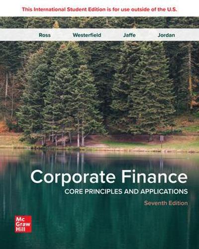 Паперова книга «Corporate Finance: Core Principles and Applications ISE», авторів Бредфорд Джордан, Джеффрі Яффе, Рендольф Вестерфілд, Стівен Росс - фото №1