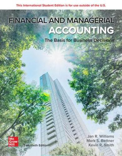 Паперова книга «Financial & Managerial Accounting ISE», авторів Іен Вільямс, Кевін Сміт - фото №1