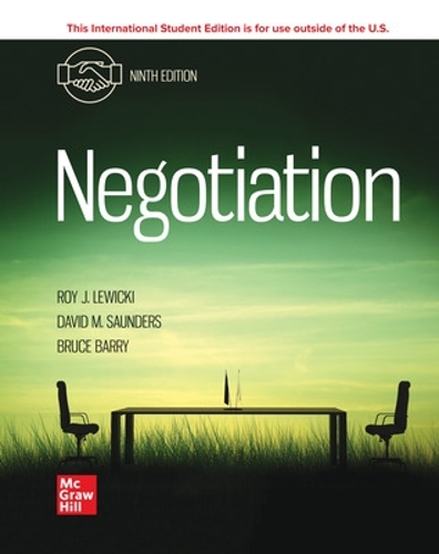 Бумажная книга «Negotiation ISE», авторов Брюс Барри, Дэвид Сондерс - фото №1