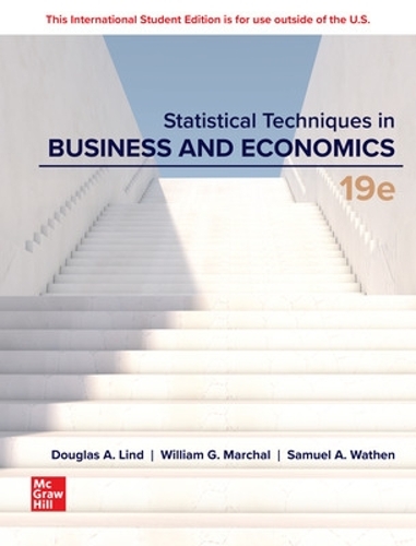 Бумажная книга «Statistical Techniques in Business and Economics ISE», авторов Дуглас Линд, Сэмюэл Уотен - фото №1