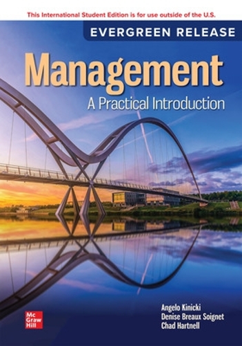 Бумажная книга «Management: A Practical Introduction ISE», автор Анджело Киники - фото №1