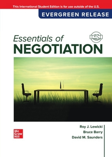 Бумажная книга «Essentials of Negotiation ISE», авторов Брюс Барри, Дэвид Сондерс - фото №1