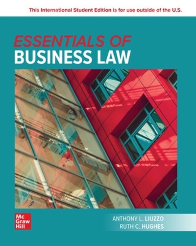 Бумажная книга «Essentials of Business Law: 2024 Release ISE», авторов Энтони Люццо, Рут Калхун Хьюз - фото №1