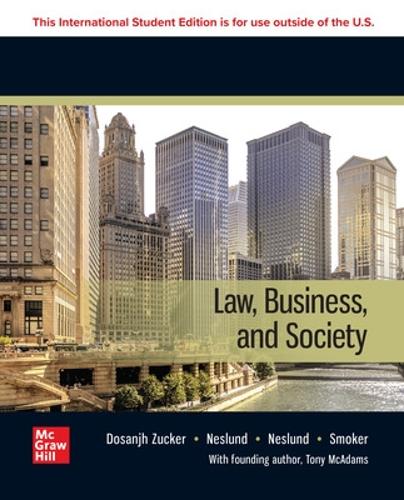 Бумажная книга «Law, Business and Society: 2024 Release ISE», автор Тони МакАдамс - фото №1