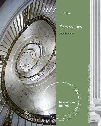 Бумажная книга «Criminal Law, International Edition», автор Джоэл Самаха - фото №1