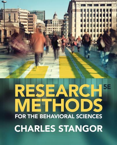 Бумажная книга «Research Methods for the Behavioral Sciences», автор Чарльз Стенгор - фото №1