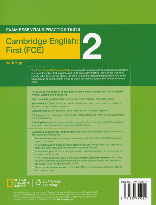 [object Object] «Exam Essentials: Cambridge First Practice Tests (+DVD)», автор Чарльз Осборн - фото №2 - мініатюра
