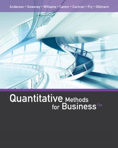 [object Object] «Quantitative Methods for Business», авторов Дэвид Андерсон, Деннис Суини, Джеймс Кокран, Джеффри Кэмм, Джеффри Ольманн - фото №1