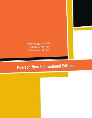 Бумажная книга «Psychology and Life: Pearson New International Edition», автор Ричард Дж. Герриг - фото №1
