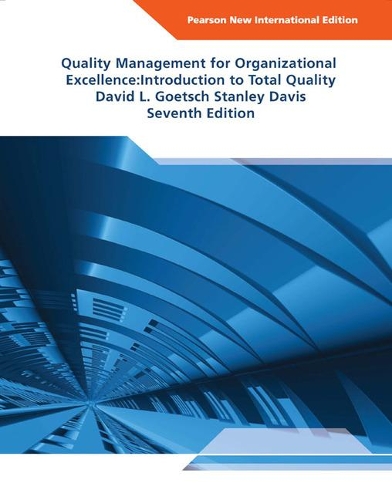Паперова книга «Quality Management for Organizational Excellence: Introduction to Total Quality: Pearson New International Edition», автор Девід Гетш - фото №1