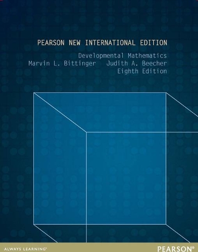 [object Object] «Developmental Mathematics: Pearson New International Edition», авторов Джудит А. Бичер, Марвин Л. Биттингер - фото №1