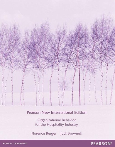 Бумажная книга «Organizational Behaviour for the Hospitality Industry: Pearson New International Edition», авторов Флоренция Берже, Джуди Бронелл - фото №1