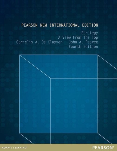 Паперова книга «Strategy: A View From The Top: Pearson New International Edition», автор Стівен Роббінс - фото №1