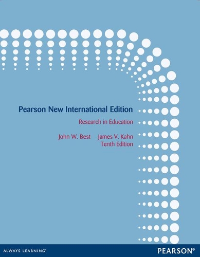 Бумажная книга «Research in Education: Pearson New International Edition», авторов Джеймс Кан, Джон Бест - фото №1