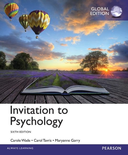 Бумажная книга «Invitation to Psychology, Global Edition», автор Кэрол Таврис - фото №1