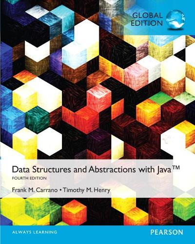[object Object] «Data Structures and Abstractions with Java, Global Edition», авторів Френк М. Каррано, Тімоті Генрі - фото №1