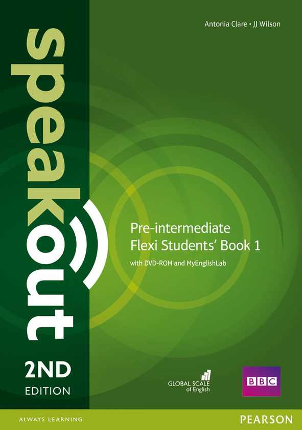 [object Object] «Speakout. Pre-Intermediate. Flexi Students' Book 1 with MyEnglishLab Pack», авторов Дж. Дж. Уилсон, Антония Клэр - фото №1