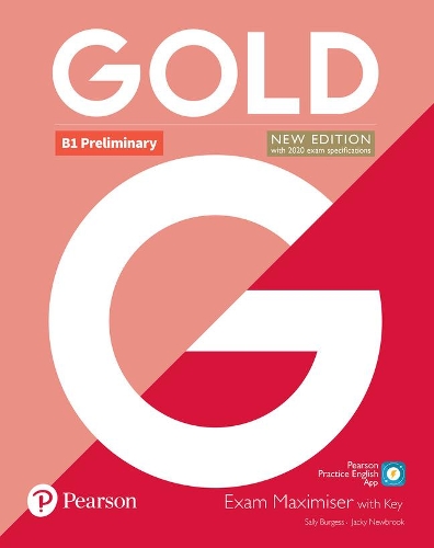 [object Object] «Gold B1 Preliminary New Edition Exam Maximiser with Key», авторів Джекі Н’юбрук, Саллі Берджесс - фото №1