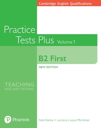 [object Object] «Cambridge English Qualifications: B2 First Practice Tests Plus Volume 1», авторов Лукреция Луке Мортимер, Ник Кенни - фото №1