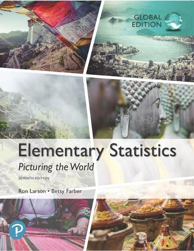 Паперова книга «Elementary Statistics: Picturing the World, Global Edition», авторів Бетсі Фарбер, Рон Ларсон - фото №1