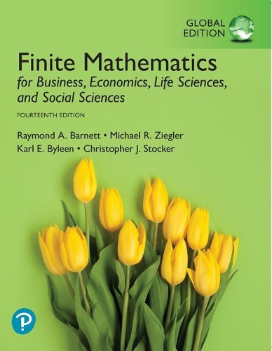 Паперова книга «Finite Mathematics for Business, Economics, Life Sciences, and Social Sciences, Global Edition», авторів Карл Байлін, Міхаель Циглер, Реймонд Барнетт - фото №1