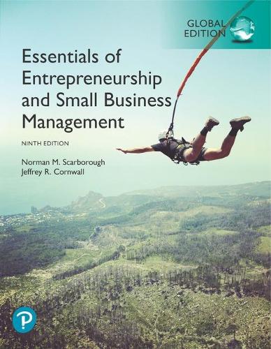 Бумажная книга «Essentials of Entrepreneurship and Small Business Management, Global Edition», авторов Джеффри Корнуолл, Норман М. Скарборо - фото №1
