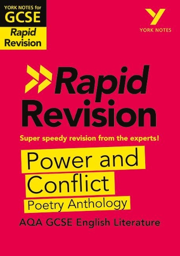 [object Object] «York Notes for AQA GCSE Rapid Revision: Power and Conflict AQA Poetry Anthology catch up, revise and be ready for and 2023 and 2024 exams and assessments», автор Дэвид Грант - фото №1