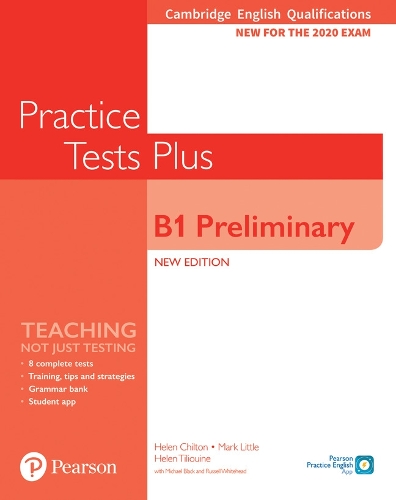 [object Object] «Cambridge English Qualifications: B1 Preliminary Practice Tests Plus», авторів Гелен Чілтон, Марк Літтл, Майкл Блек, Рассел Уайтхед - фото №1