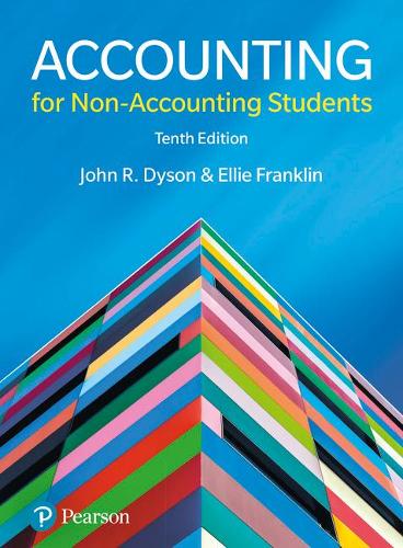 Паперова книга «Accounting for Non-Accounting Students», авторів Еллі Франклін, Джон Р. Дайсон - фото №1