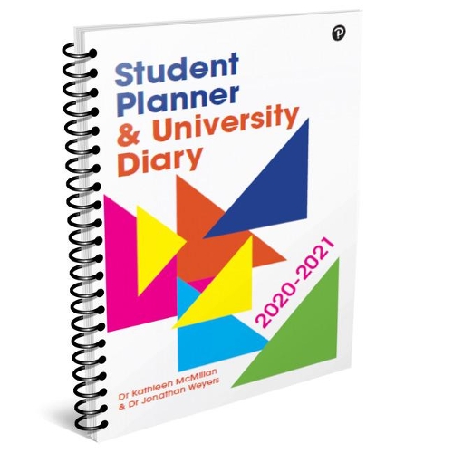 Паперова книга «Student Planner and University Diary 2020-2021», авторів Джонатан Вейерс, Кетлін МакМіллан - фото №1