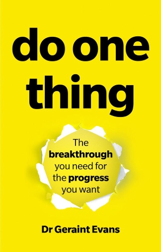 Бумажная книга «Do One Thing: The breakthrough you need for the progress you want», автор Джерейнт Эванс - фото №1
