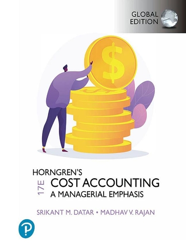 Бумажная книга «Horngren's Cost Accounting, Global Edition», авторов Мадхав В. Rajan, Шрикант М. Датар - фото №1