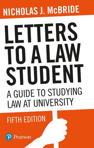 Паперова книга «Letters to a Law Student», автор Ніколас Дж. Макбрайд - фото №1