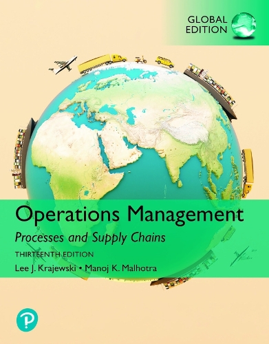 Бумажная книга «Operations Management: Processes and Supply Chains, Global Edition», авторов Ларри П. Рицман, Ли Дж. Краевски, Нареш Мальхотра - фото №1