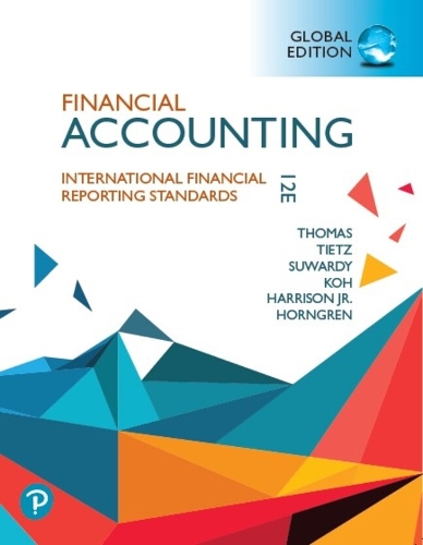 Бумажная книга «Financial Accounting, Global Edition», авторов К. Уильям Томас, Чарльз Хорнгрен, Темин Суварди, Вальтер Харрисон, Венди М. Тиц - фото №1