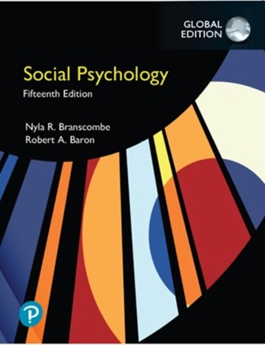 Бумажная книга «Social Psychology, Global Edition», авторов Найла Р. Бранскомб, Роберт Барон - фото №1