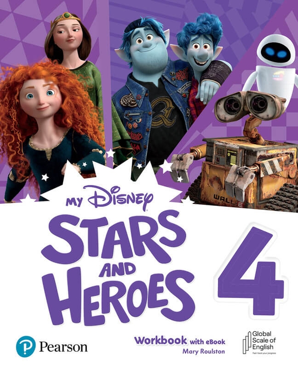 [object Object] «My Disney Stars and Heroes 4 Workbook + eBook», автор Мері Рулстон - фото №1