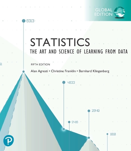 [object Object] «Statistics: The Art and Science of Learning from Data, Global Edition», авторів Алан Агресті, Бернхард Клінгенберг, Крістін Франклін - фото №1