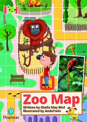 Бумажная книга «Bug Club Reading Corner: Age 5-7: Zoo Map», автор Шейла Бёрд - фото №1