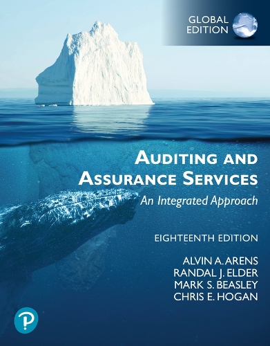 Паперова книга «Auditing and Assurance Services, Global Edition», авторів Елвін А. Аренс, Кріс Хоган, Марк Біслі, Рендал Дж. Елдер - фото №1