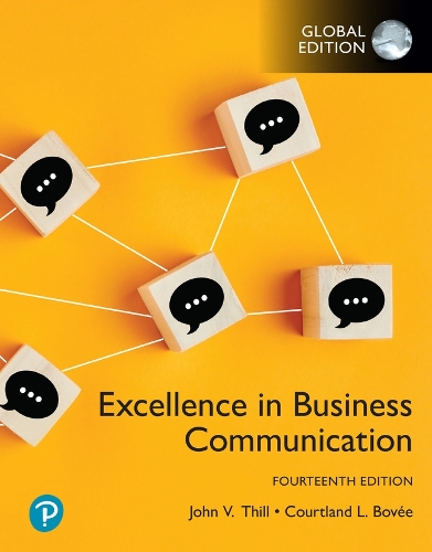 Бумажная книга «Excellence in Business Communication, Global Edition», автор Кортленд Л. Бови - фото №1
