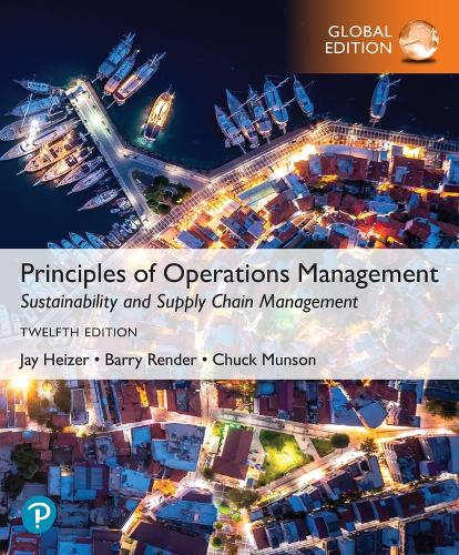 Бумажная книга «Principles of Operations Management: Sustainability and Supply Chain Management, Global Edition», авторов Барри Рендер, Чак Мансон, Джей Хайзер - фото №1